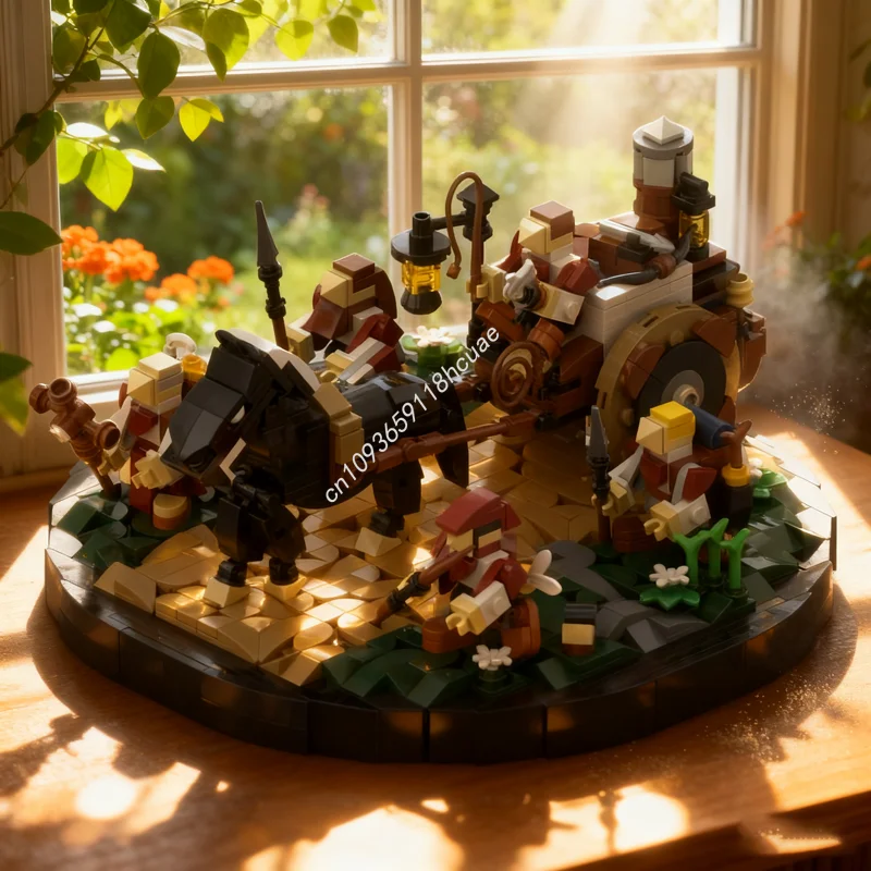 1123 個 MOC ザ・ウェイミリタリーショーキャッスルモデルビルディングブロック建設おもちゃ DIY アイデアレンガ子供クリスマスギフト誕生日