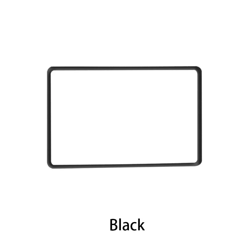 غطاء حماية من السيليكون لهاتف Tesla Model 3 Y إطار واقي شاشة الملاحة للتحكم المركزي أسود وردي أبيض رمادي