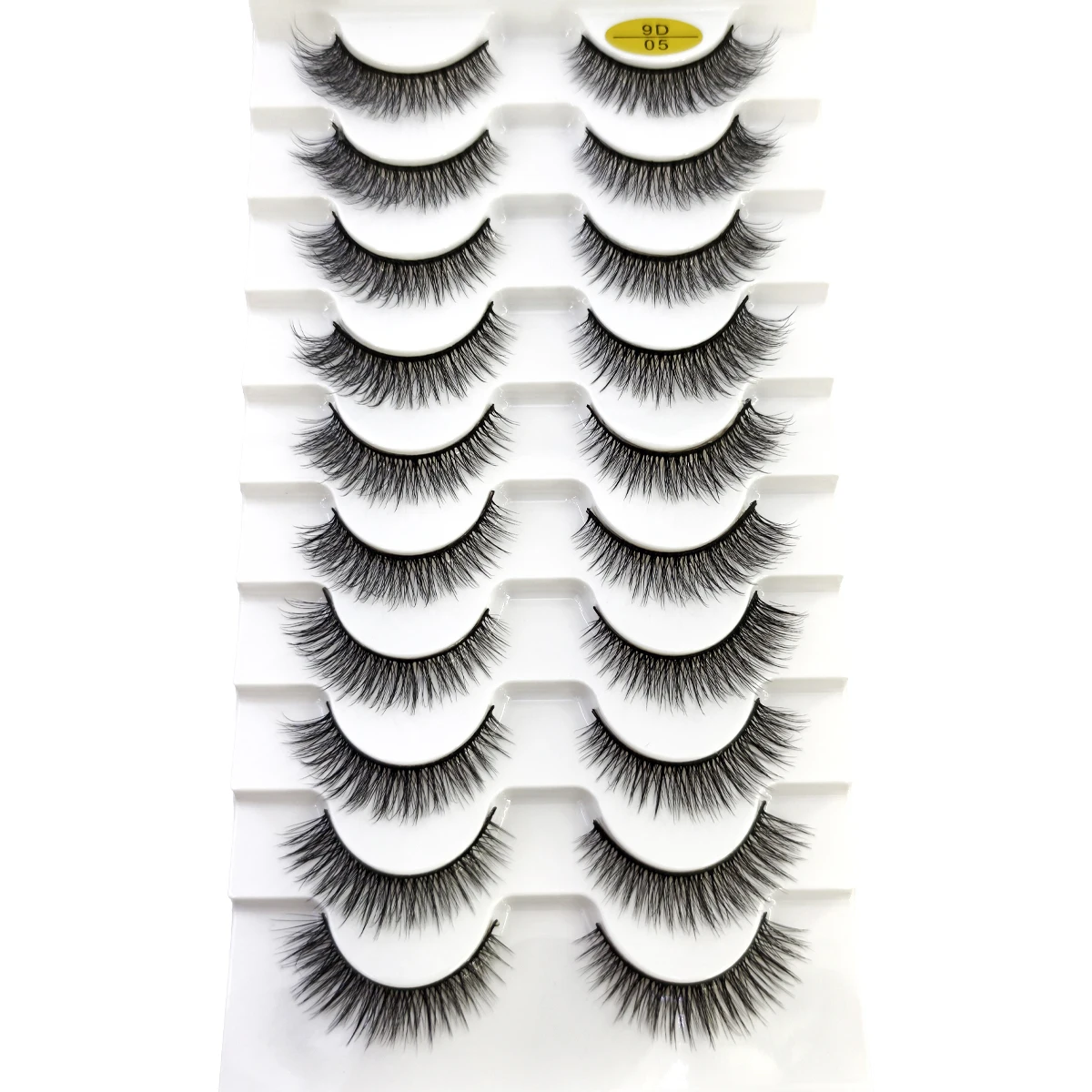 NEW3d Mink Lashes 10 Pairs Natural False Eyelashes Fake Lashes Long Makeup  Extension Eyelash Mink Eyelashes for Beauty CMJ8D-04