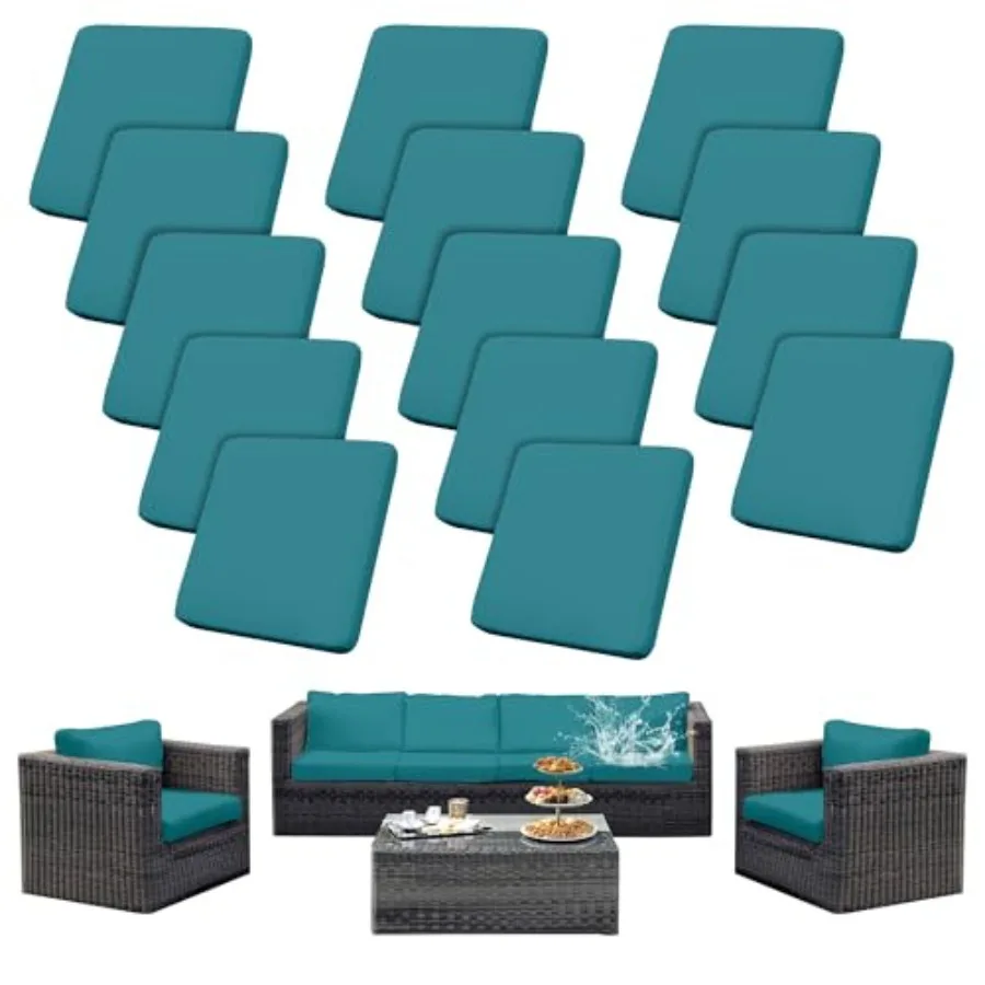 

Outdoor Cushion Covers Set1 Patio Furniture Couch Seat Slipcovers Replacement for Sofa Sectional Chair Cover Only