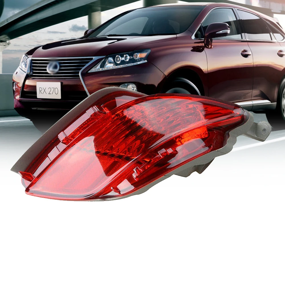 Car Left Right Rear Bumper Light Rear Fog Light Tailfor FOR Lexus RX270 RX350 RX450H 2009-2015 car-styling