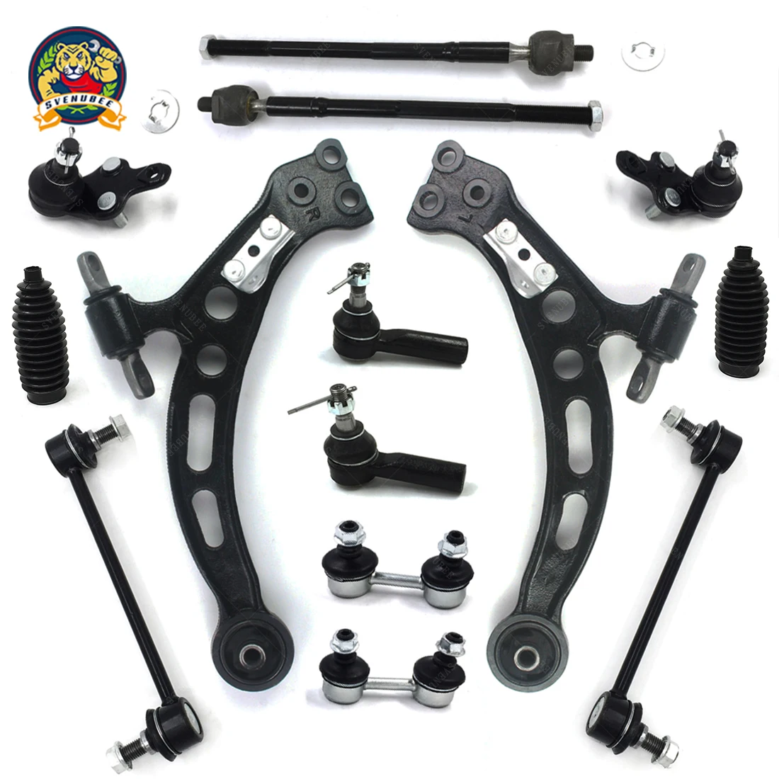 Svenubee 14pcs Front Lower Control Arm Ball Joints Sway Bar Kits for Toyota Camry Avalon Lexus ES300 1992 1993 1994 1995 1996