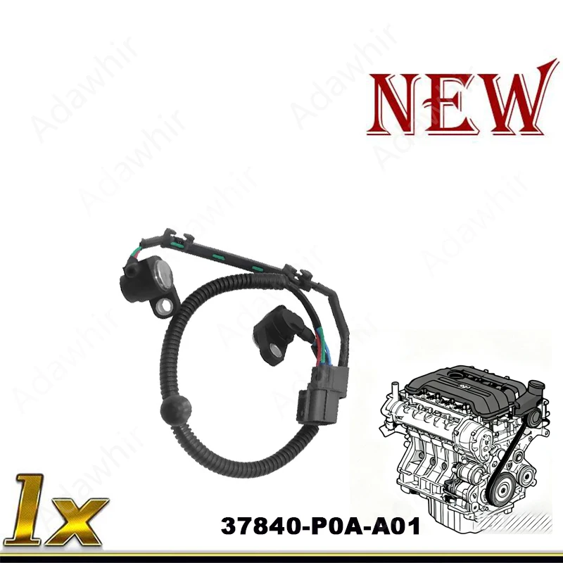 37840-P0A-A01 Crankshaft Position Sensor for 2001 2000 Honda Accord 1995-2002 Prelude Odyssey Crankshaft Sensor for Acura CL
