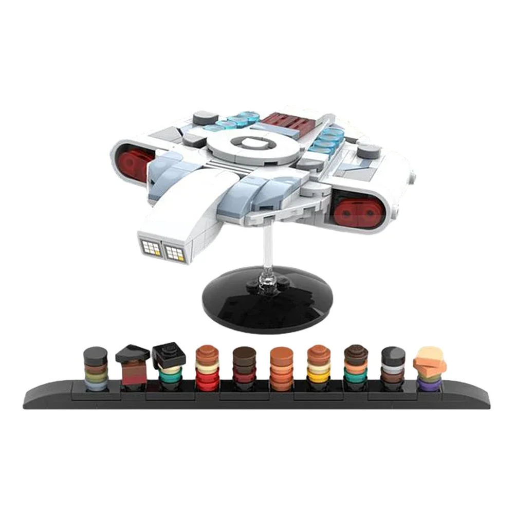 MOC USS Defiant Building Blocks Space Treks DS9 NX-74205 Starship Model Deep Space Nine DS9 Bricks Sets Kids Birthday Gift Toy