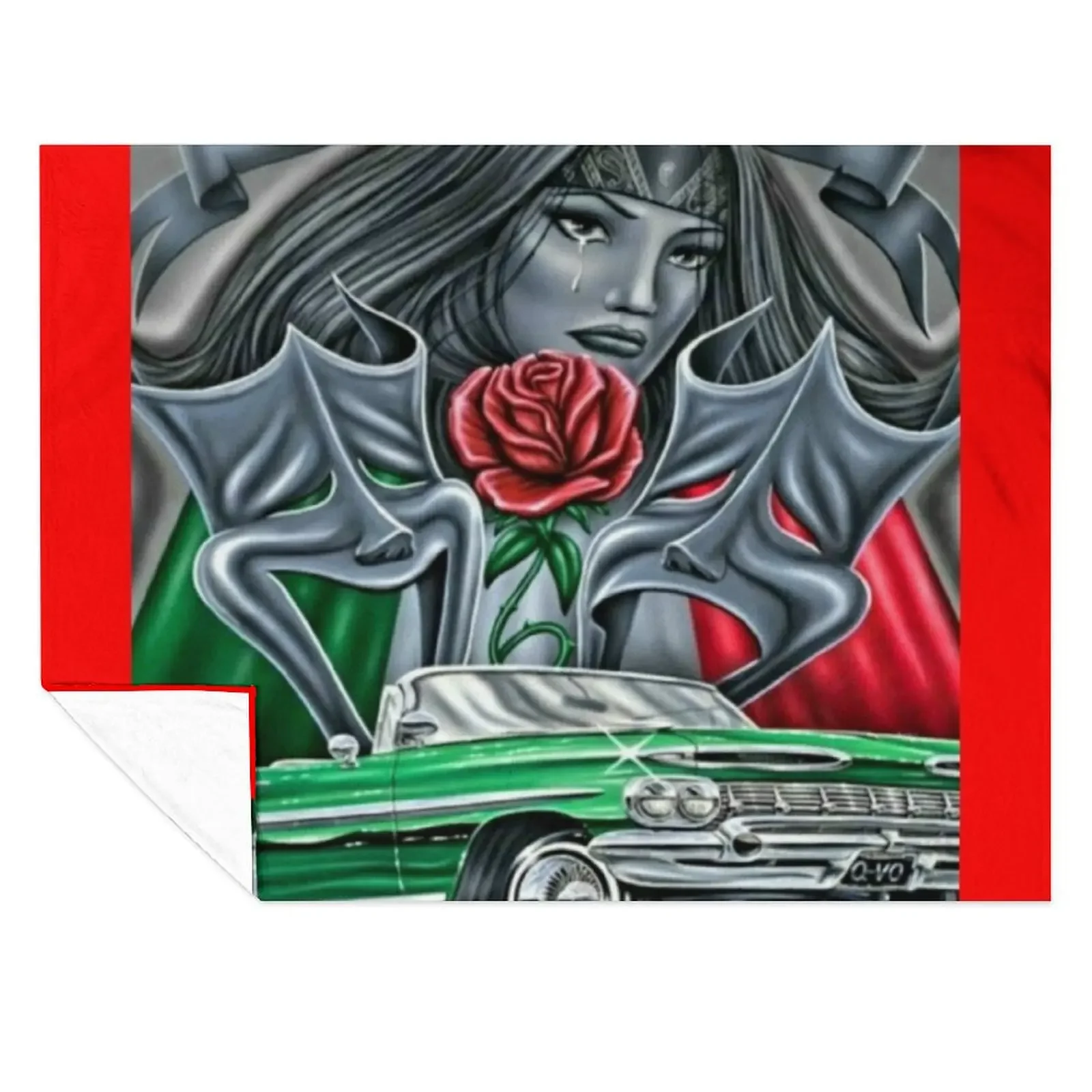 

Smile now cry later, chicana Throw Blanket Beach christmas decoration Baby Flannels Blankets
