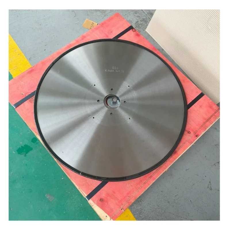 

BLADE 610mm/ 680mm/ 810mm D2 Log Saw Blade Circular Cutter for Tissue/Toilet Paper Cutting New Condition