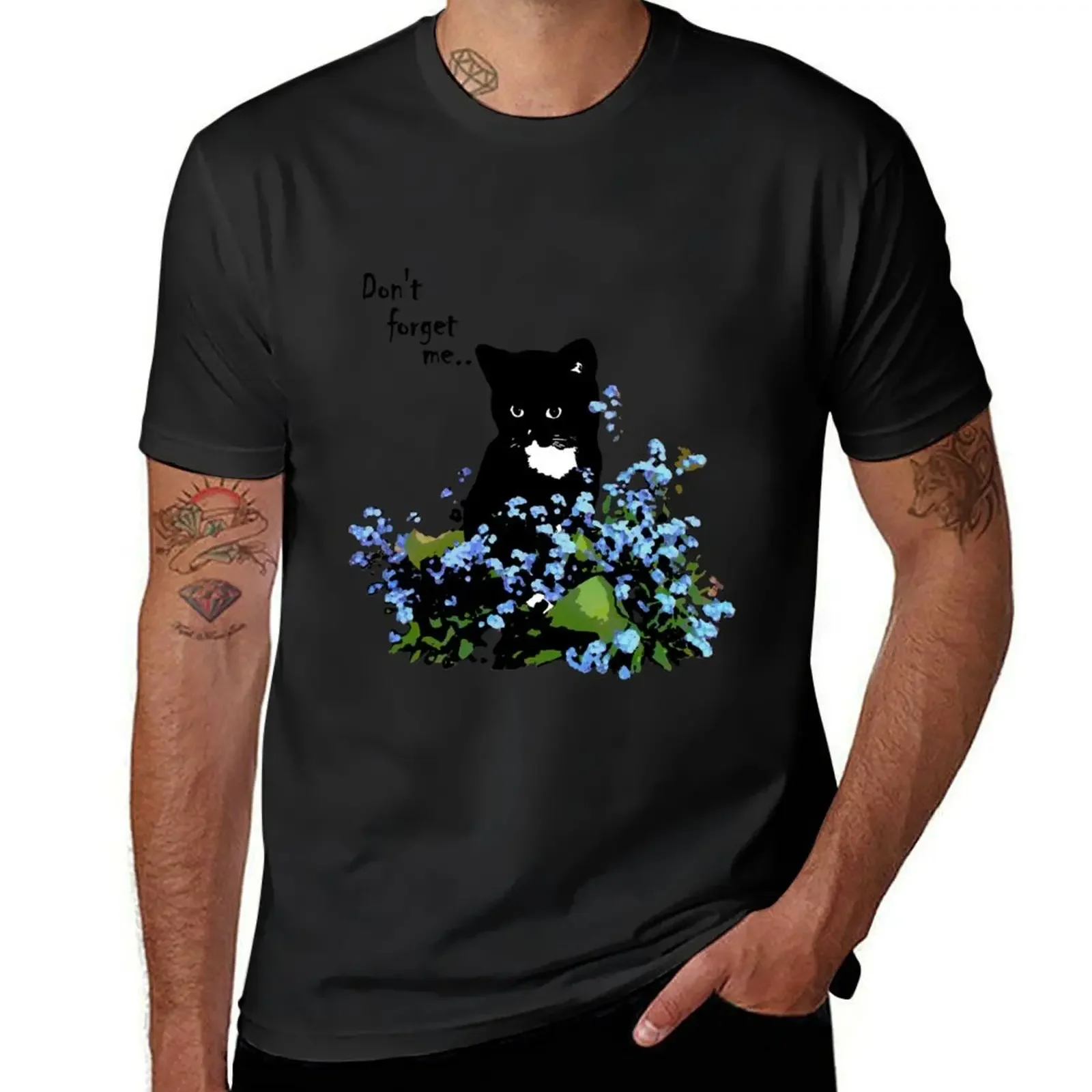

Cats Don't forget me T-Shirt customs design your own oversize t-shirts man Aesthetic clothing men t shirt