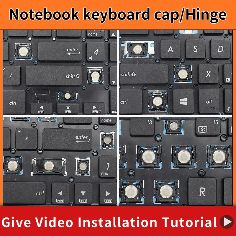 Engsel tutup tombol pengganti untuk Keyboard Asus UX510U UX510 V510UX UX510UA Keyboard UX510UW u5000u u5000uq