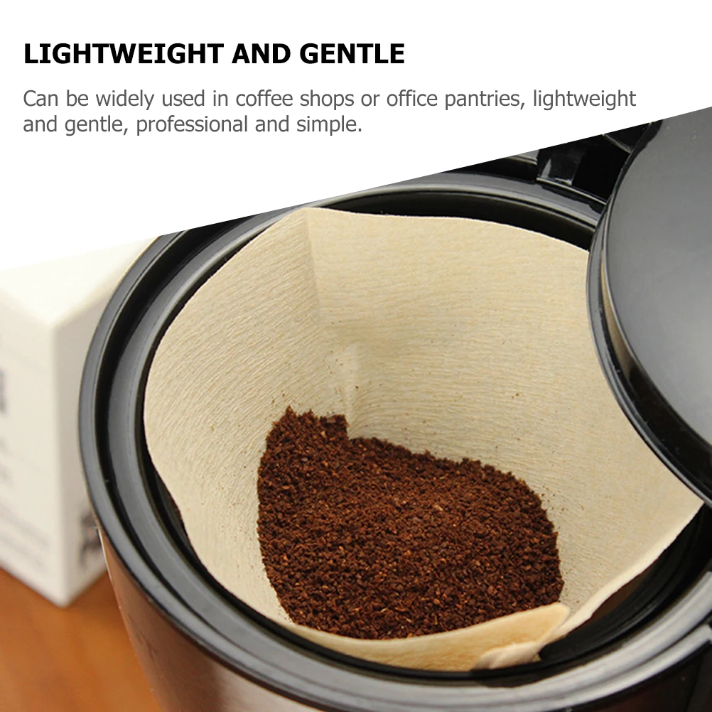 

40pcs Disposable Premium Convenient Replacement For Home Office Shops Mellow Taste Lightweight Sector Filters Disposable Paper