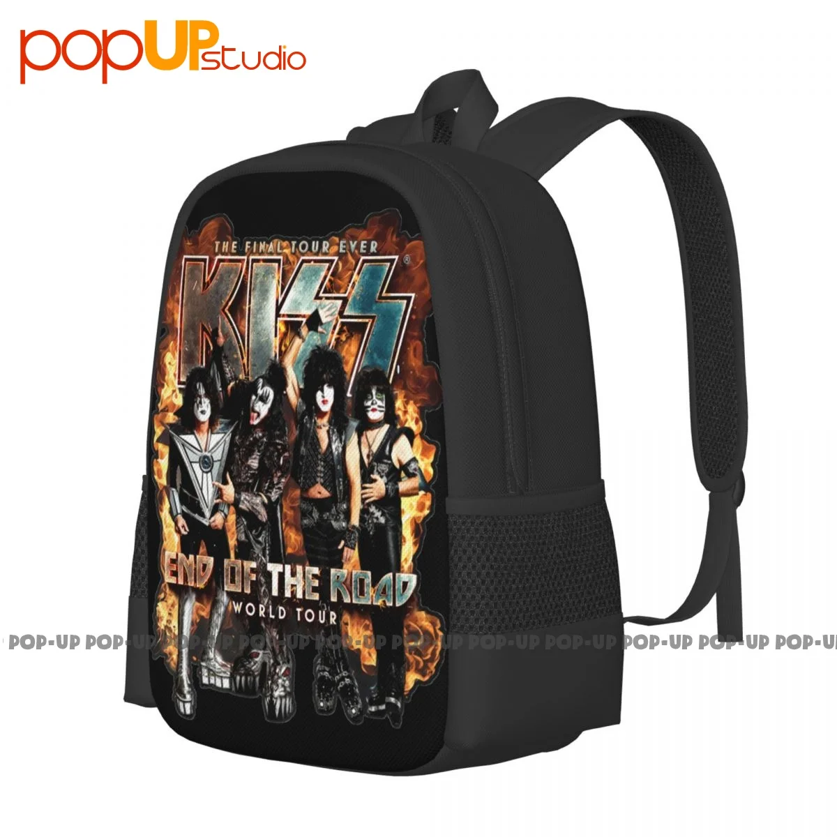 Kiss Band 2019 Rock End Of The Road World Tour Backpack Large Capacity School Softback Eco Friendly Large Capacity