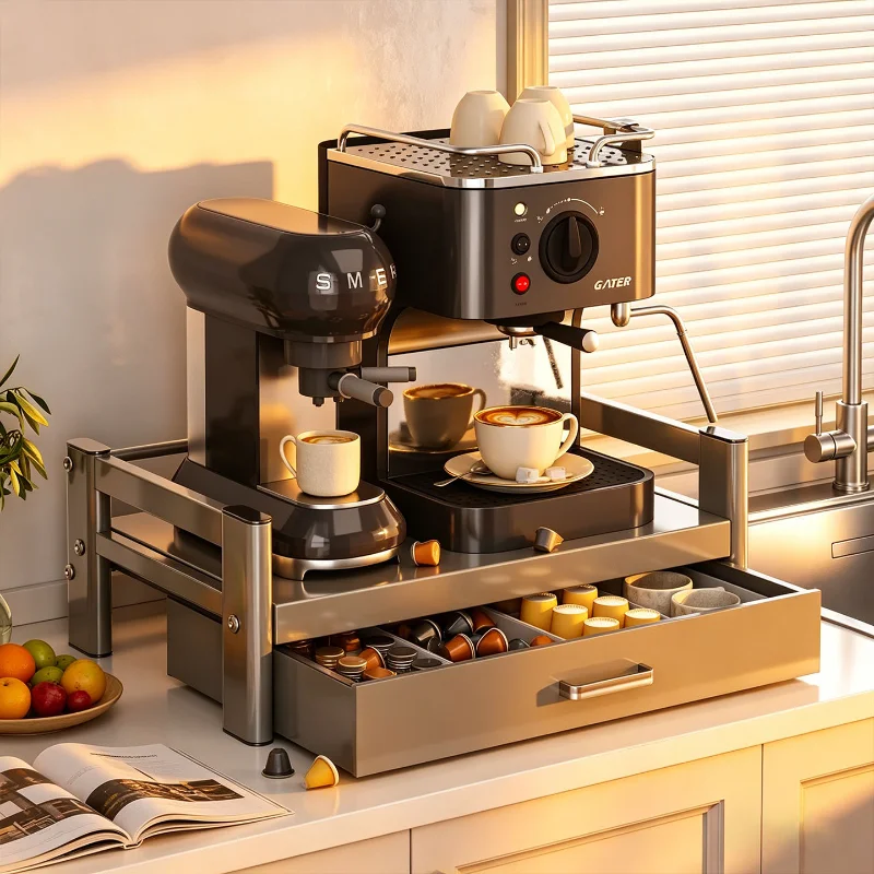 Kaffeemaschinenständer mit Sch – Coffee Tea Machine For Home Bewertung und Preis