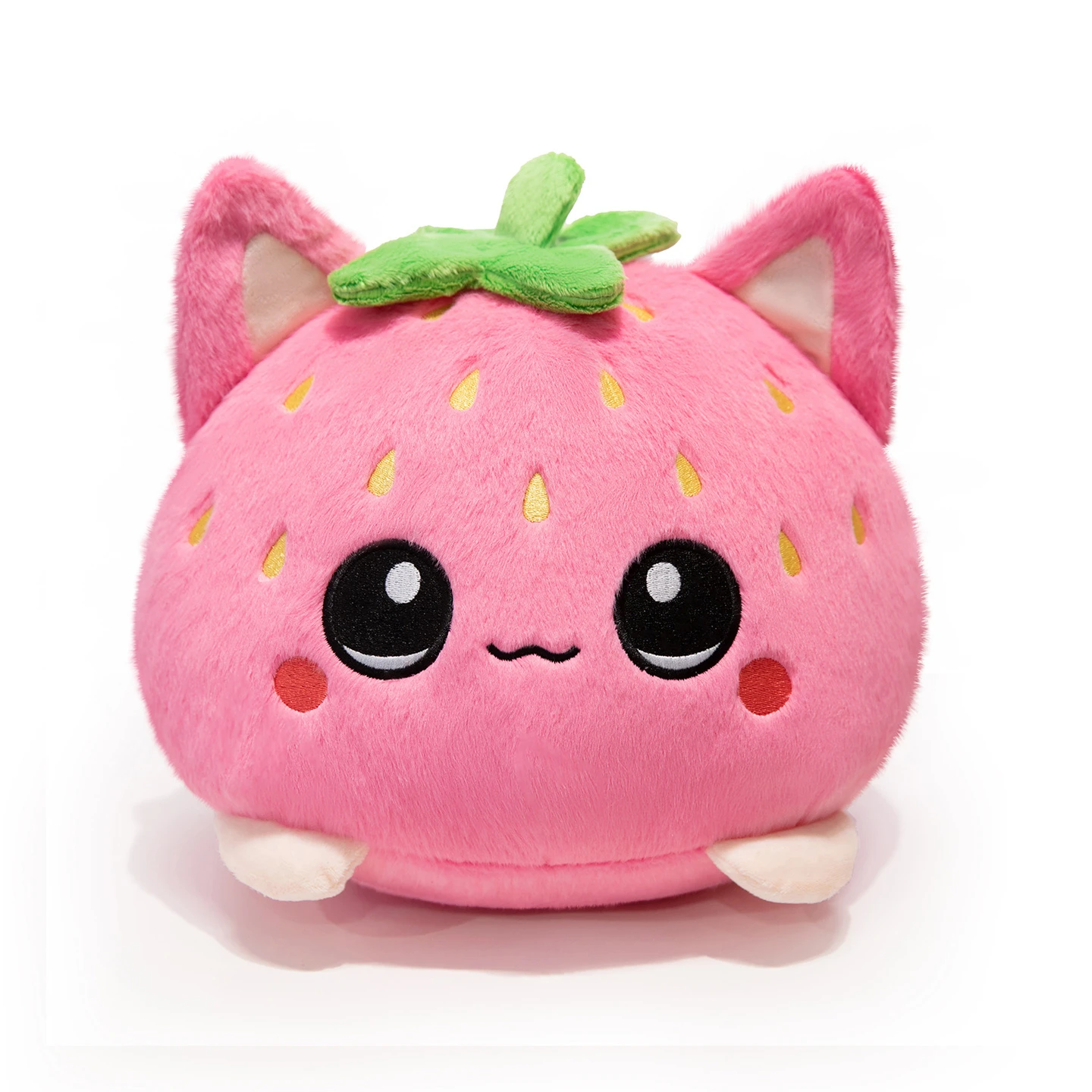 لطيف الفراولة القط وسائد فخمة القط المتحمسين متعة ديكور المنزل أصدقاء الأطفال عيد الميلاد عيد الميلاد هدية عيد الحب #1