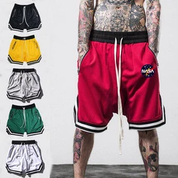 Basketball Shorts For Men Loose Sport Shorts American Ball Pants Quick Drying Mesh Sports Five-point Pants Summer Streetwear