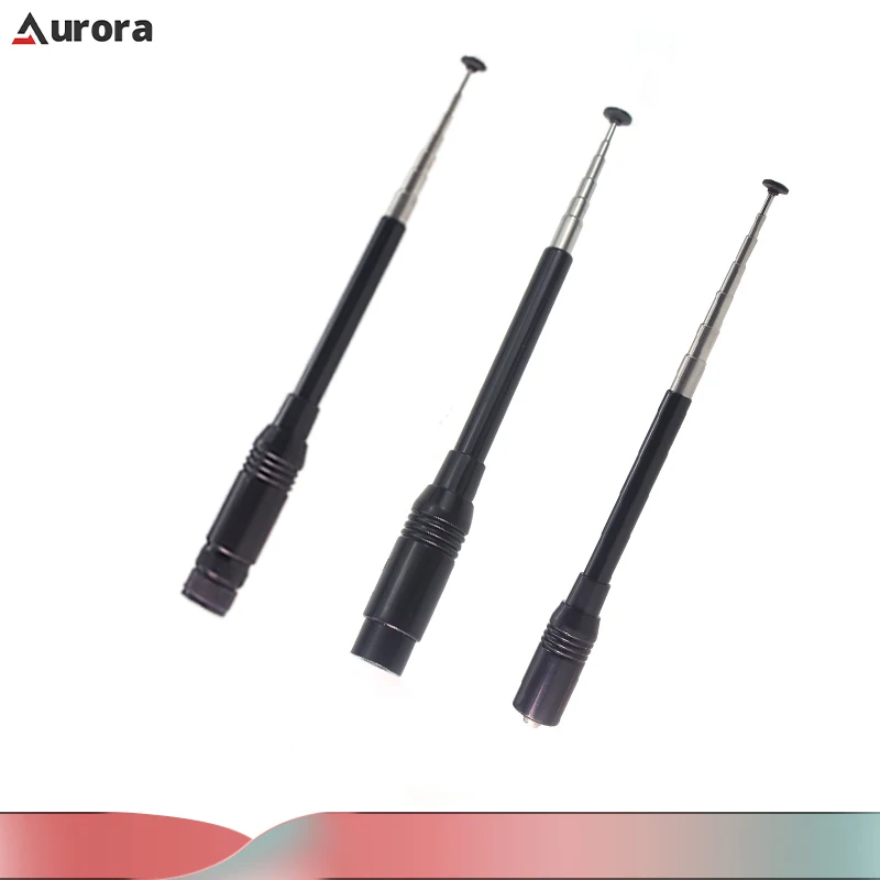 NA-773 Telescopic Antenna SMA-Female SMA-Male BNC Lengthening Aerial For 144/430MHz UV-K6 UV5RH Pro TYT Wilson Radio Accessories