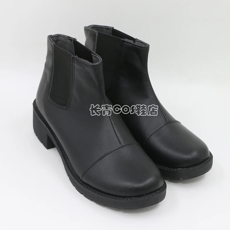 Chaussures de Cosplay Anime Jujutsu Kaisen Gojo Satoru, bottes noires, accessoires de fête d'halloween sur mesure