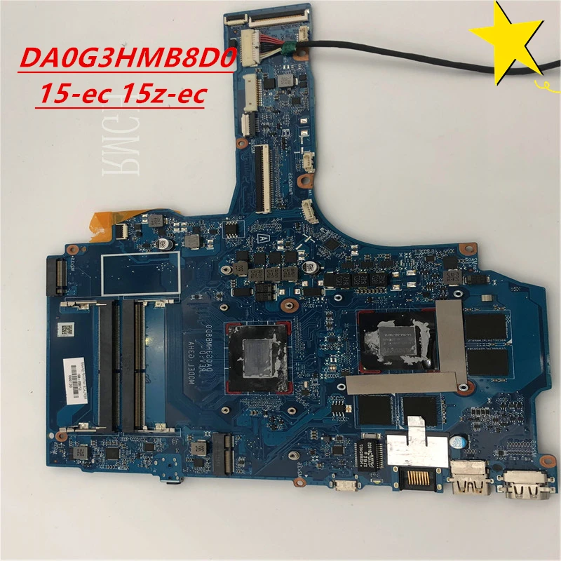 DA0G3HMB8D0 Original Genuine for hp pavilion 15-ec 15z-ec laptop Motherboard L71929-601 g3ha with cpu r5 3550h gtx16504gb