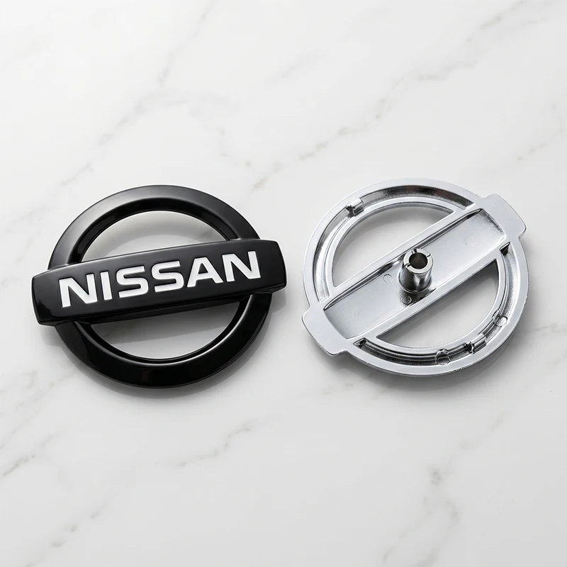 55x46mm Car Steering Wheel Emblem Interior Decals Car Sticker for Nissan Nismo GTR J10 X-Trail Note Armada Pathfinder Hub Caps
