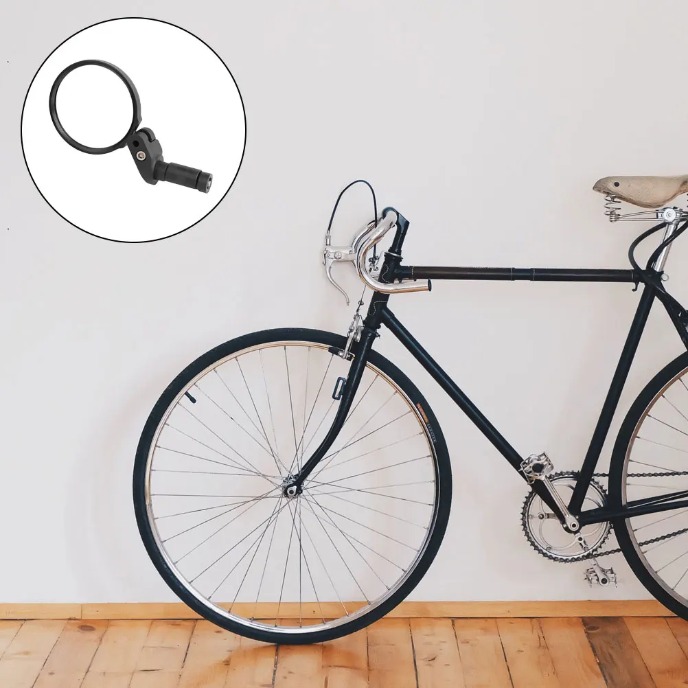 

1Pcs Bike Handlebar Mirror Rearview Oval Round Folding 360 Degree Adjustable Convex Lens Safe Cycling Mirror Bike Mirrors