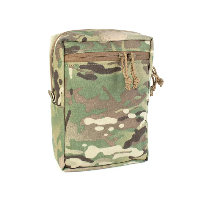 

GP Zipper Sundries Bag Molle Vertical Pack LV119 Back Panel Tactical Outdoor Multicam Expansion Training Military Storage Tool