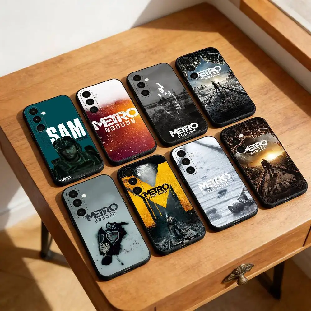 

Game Series M-Metro Phone Case For Samsung Galaxy A13,21s,22,31,32,52,53,71,72,73,Soft Black Cover
