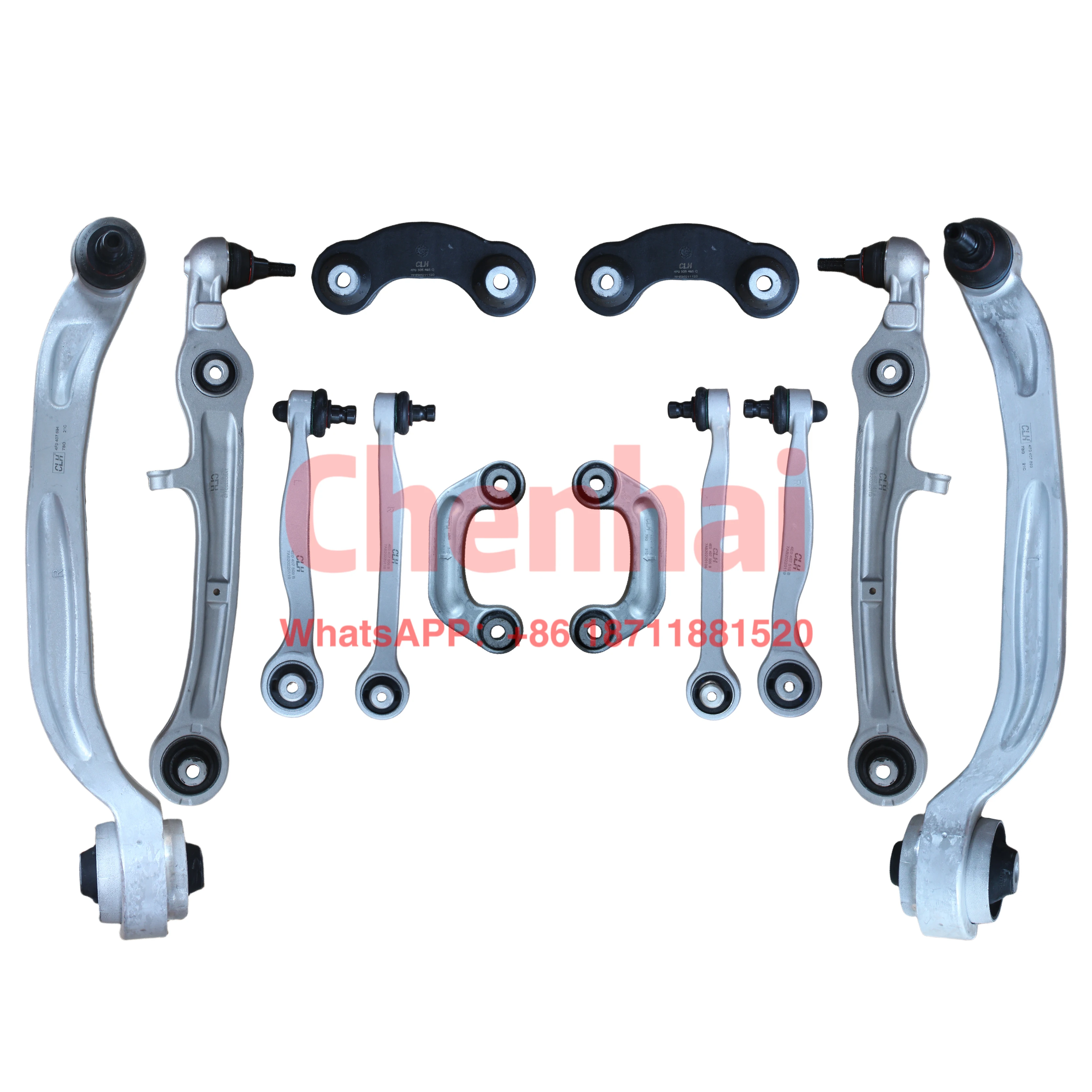 Aluminum Front Suspension Control Arm Kit For a0 A6 4E0 407 505 4E0 407 509 4E0 407 151 4E0 407 693