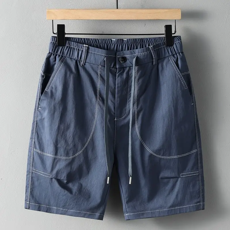 Cotton Shorts Men Casual Versatile Five-point Trendy Loose Pants in Summer