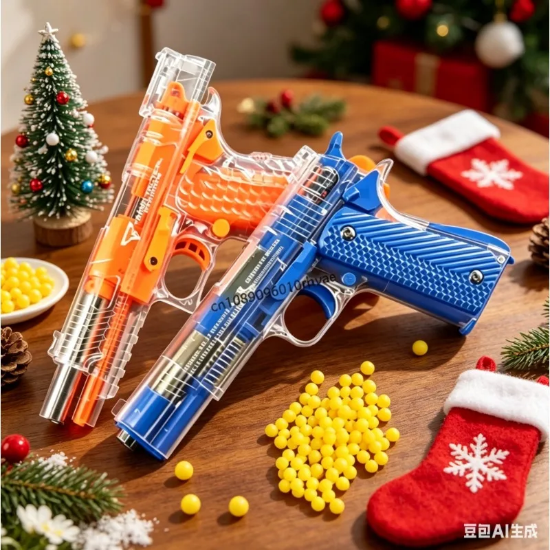 M1911 Leisure Toy Empty Chamber Hanging Mag Manual Quick Take Apart BB Bullet Boys Model Gun