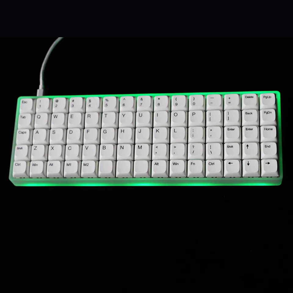 Rgb75のシリコンメカニカルキーボード,トレンディなCNCボリューム,RGB