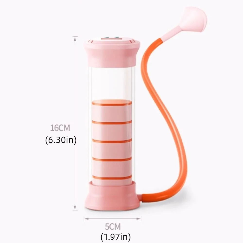 قابل للتعديل المقاومة التنفس الدمبل المدرب التنفس العميق تصميم مريح قدرة الرئة المتوسع العملي مع عداد