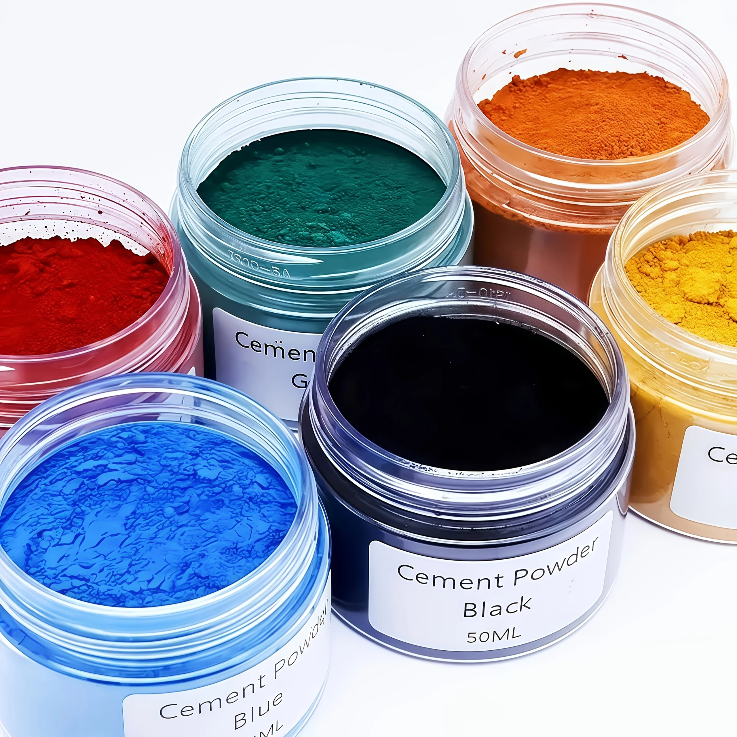 50 Ml/1.69 oz Gypsum Pigments, 12 Colors Available - Water-Based Coloring Agents for Gypsum, Epoxy Resin Crafts, and Jewelry Making. Powdered Paint Pigments for Resin Crafts DIY Jewelry Making, Handmade Candle Coloring, Cement, Paint Coloring, Etc., Multi-Purpose Pigment Powder, Suitable for Beginners.