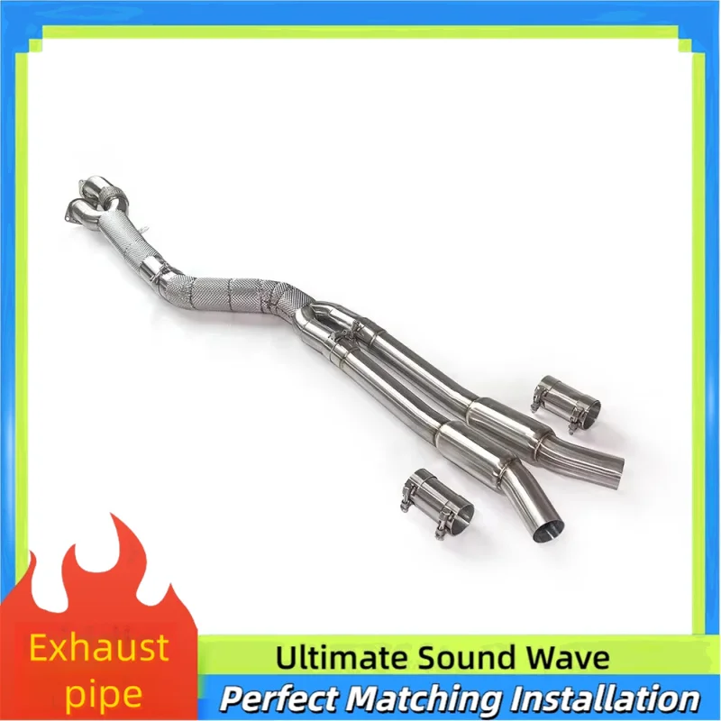 

Customized SS304 Equal-length Middle Pipe Exhaust System for BMW G8X M3 M4 S58 High-performance Racing Car Performance Upgrade