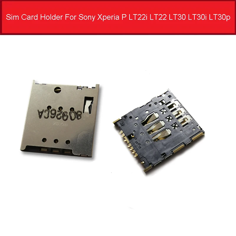 Sim Card Adpter For Sony Xperia P LT22i LT22 LT30 LT30i LT30p Sim Card Reader Slot Holder Replacement Parts