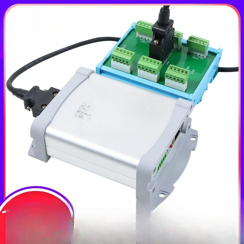 Six-channel acquisition real-time value peak all-in-one transmitter RS485 Ethernet communication load cell force measurement
