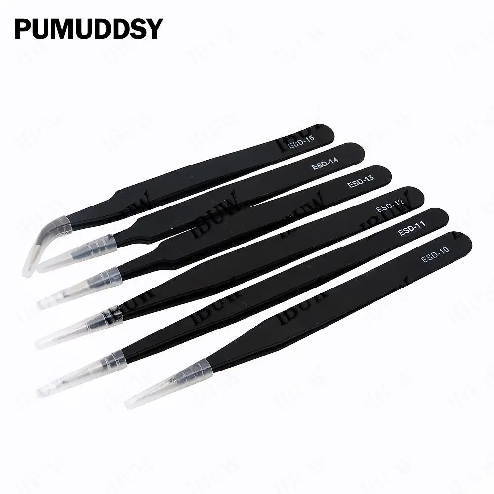 6PCS Tweezers Set E…