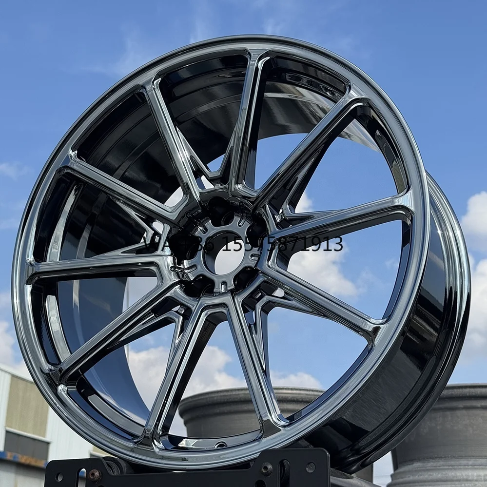 

Custom 18 19 20 21 22 23 24 Inch 5x112 Chrome Black 6061-T6 Alloy Passenger Car Wheel Rims for M3 M4 M5 M8 G80 Audi A6 Q8