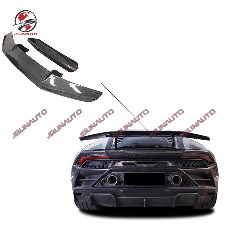 

Auto Part LP640 Performance Style Carbon Fiber GT Rear Spoiler For Huracan EVO LP610 Facelift Tail Trunk Wing