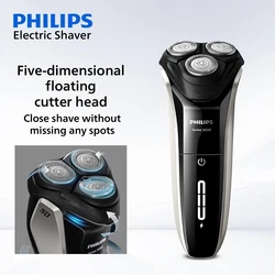 Philips S3208 Luxury Electric Shaver Fast Charging Trimmer Full Body Wash 5-Way Floating Head Intelligent Sensor Men Beard Razor