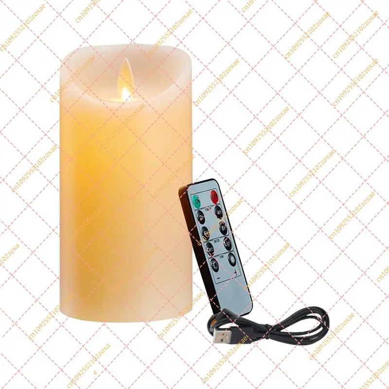 LF Flickering flameless, rechargeable, with remote control, 12.5 cm A, room decoration, atmosphere creation