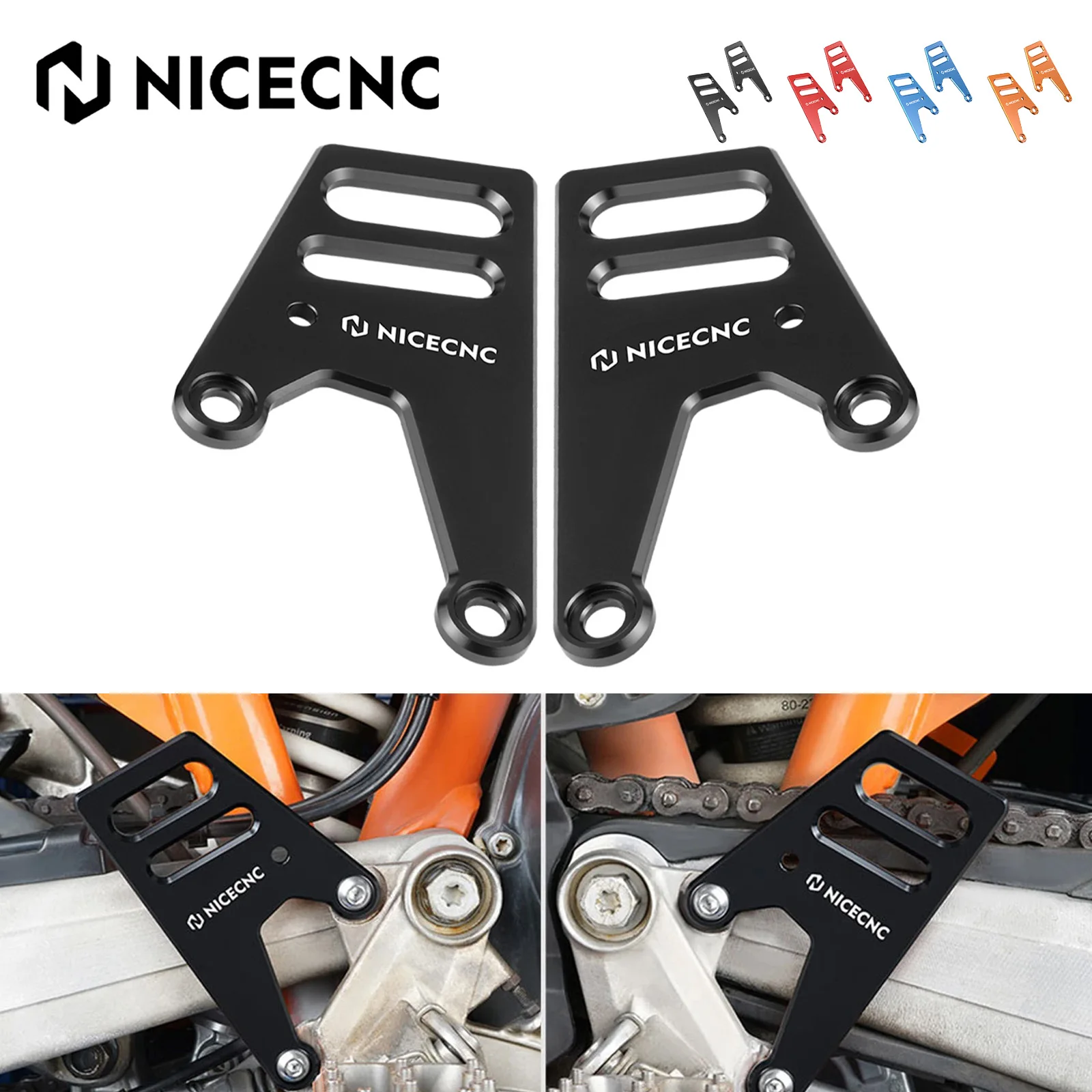 

For 2008-2024 KTM 690 Enduro R SMC R Heel Guard Cover Rack-less Bags Bracket For Husqvarna 701 Enduro/Supermoto GasGas ES SM700