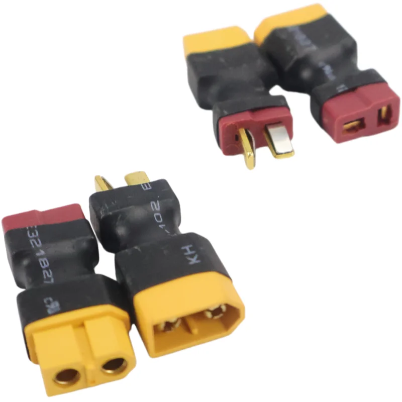 T Plug to XT60 Male Female Adapter Connector for RC Lipo Battery FPV Drone Helicopter Quadcopter gallery 4