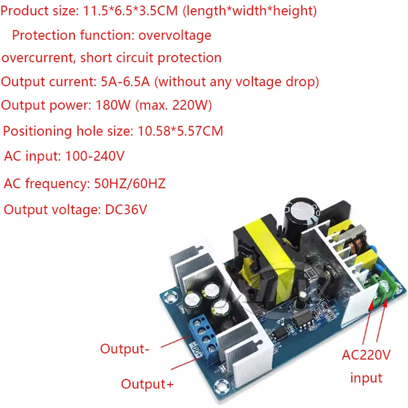 AC-DC Voltage Reduction 220V to 5V9V12V500/700MA/1A Isolation Switch Voltage Reduction Isolation Power Module Precision Board