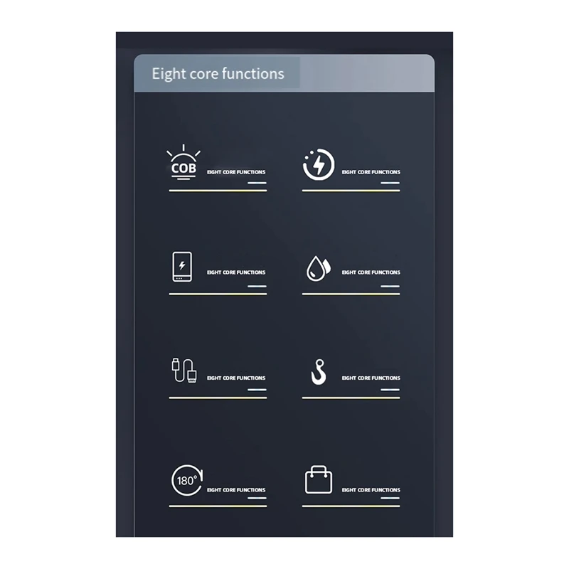 1 Piece 30W Rechargeable Portable Flood Light Outdoor Solar Work Light With USB For Emergency Lighting