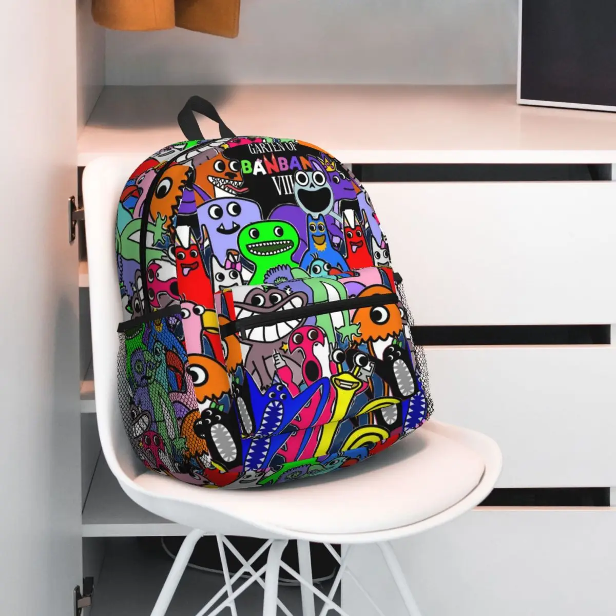 

Рюкзак Garten Of Banban с героями мультфильмов, рюкзак большой емкости для мальчиков и девочек, школьная сумка, сумки на плечо для мужчин и женщин