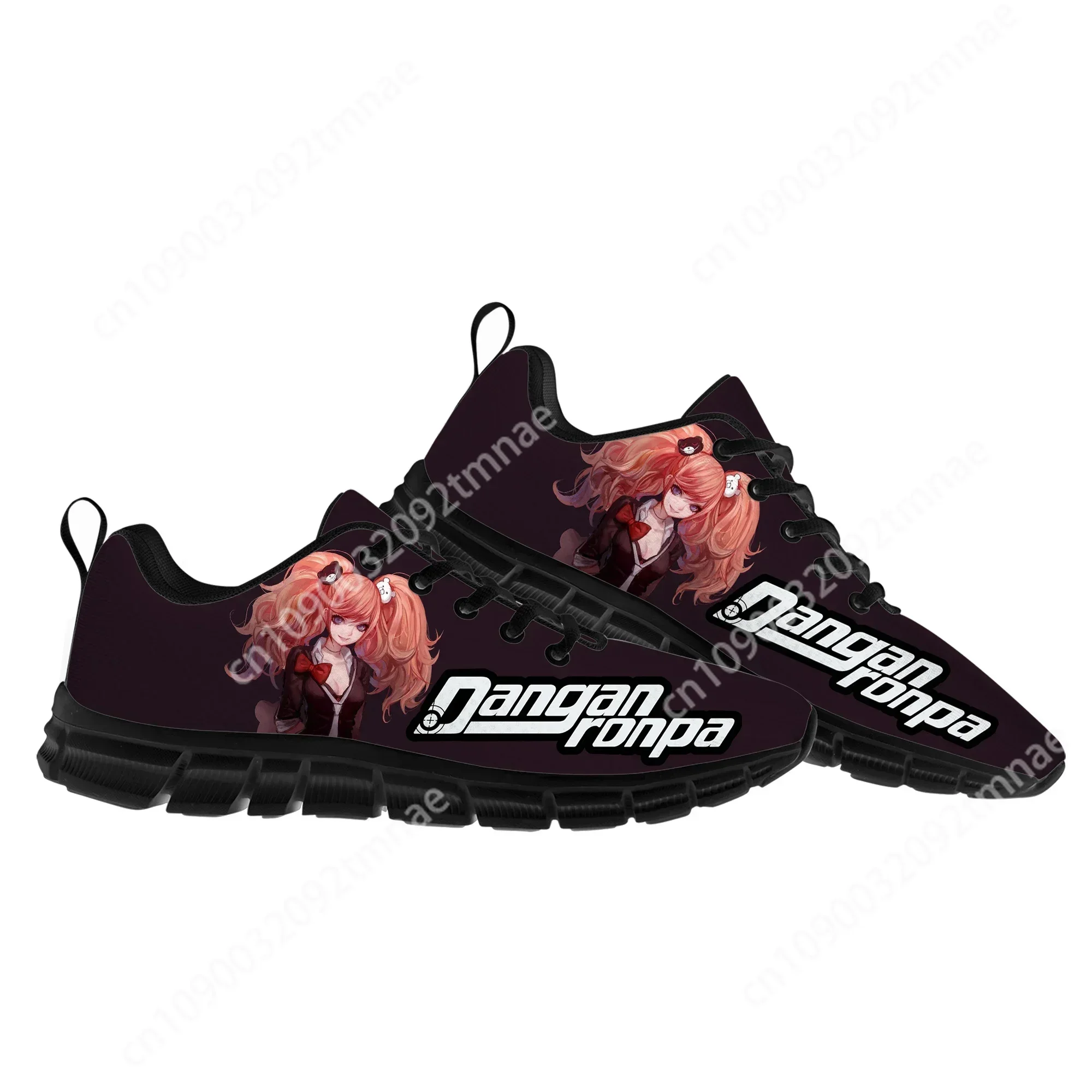 Cartoon Game Danganronpa Junko Enoshima Sports Shoes Men Women Teenager Kids Children Sneakers High Custom Sneaker Built Shoes