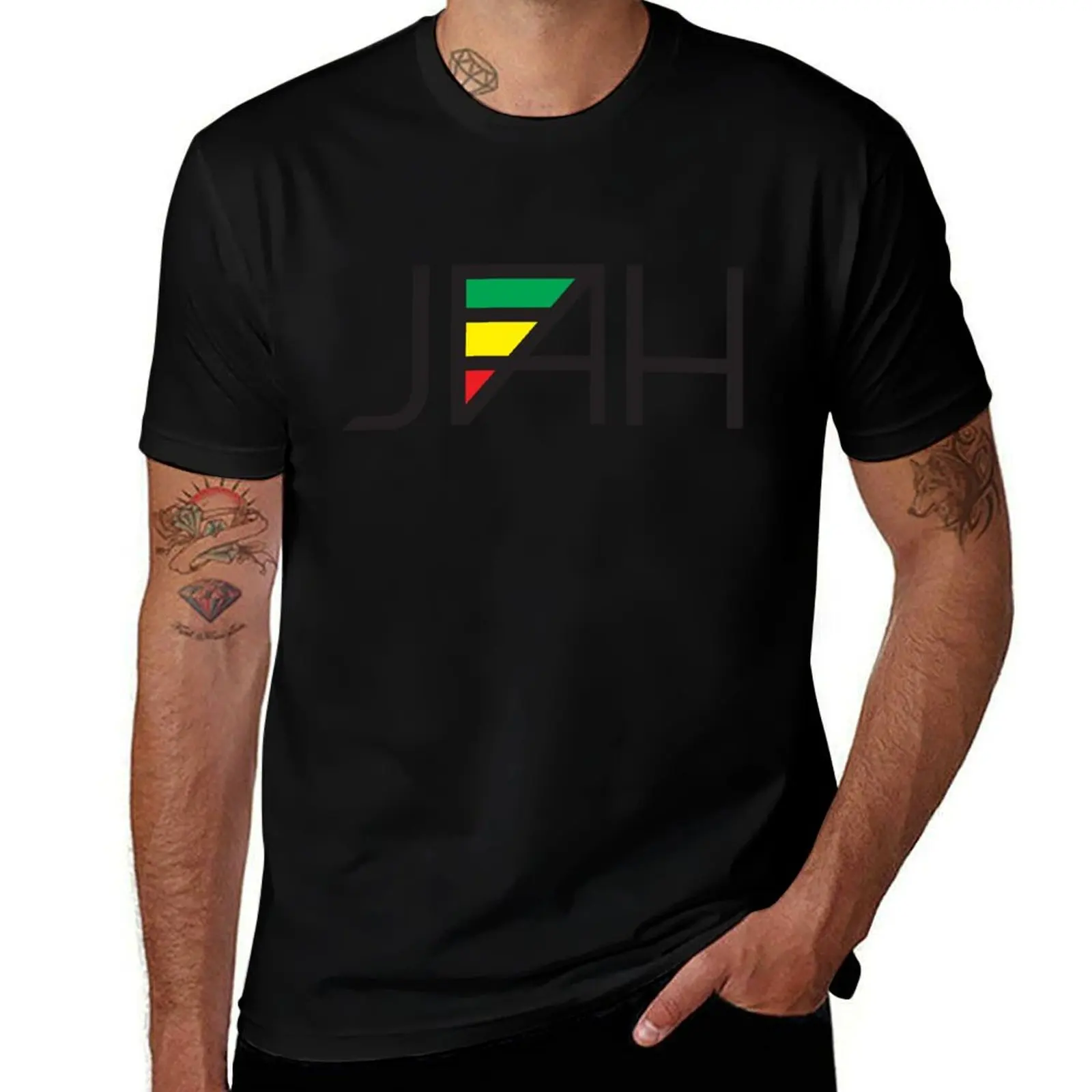 

JAH T-Shirt printed t shirts for man t shirts for man cotton soft T-Shirt