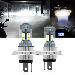 Motorcycle Light LED Headlight Bulb H4 H6 P15D BA20D Lamp Bulbs 360° Irradiation Without Blind Area Super Bright Bulb For Moto