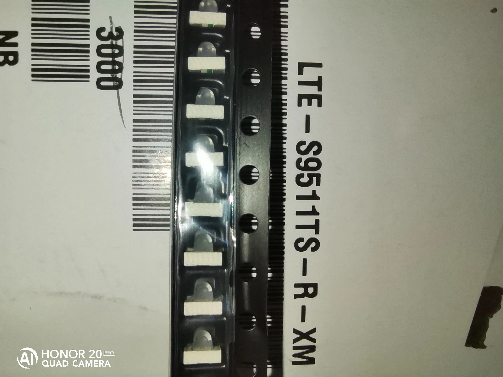 

50Pcs/LTE-S9511-R-XM 1206 Side Mount 940nm Convex Lens Infrared Emitting Tube