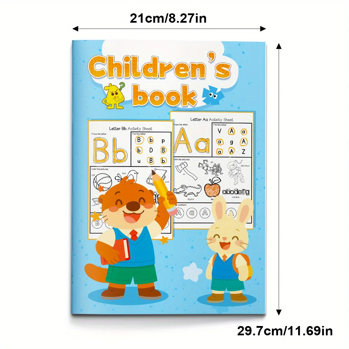 Alphabet Tracing and Writing Fun: A Bright and Creative Workbook That Helps Kids Learn Each Letter by Seeing It, Saying It