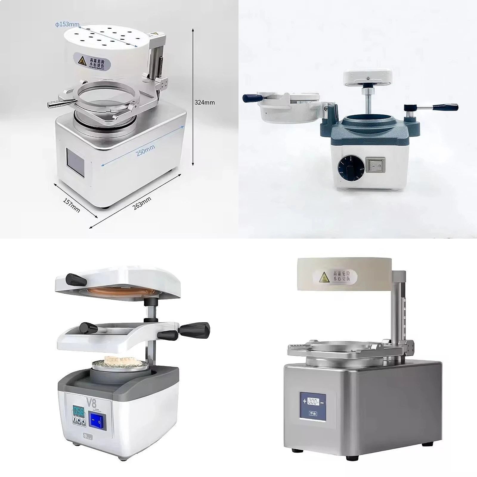 Dentals Lab Vacuum Forming Machine Positive Pressure Orthodontic Retainer Former 110V 220V