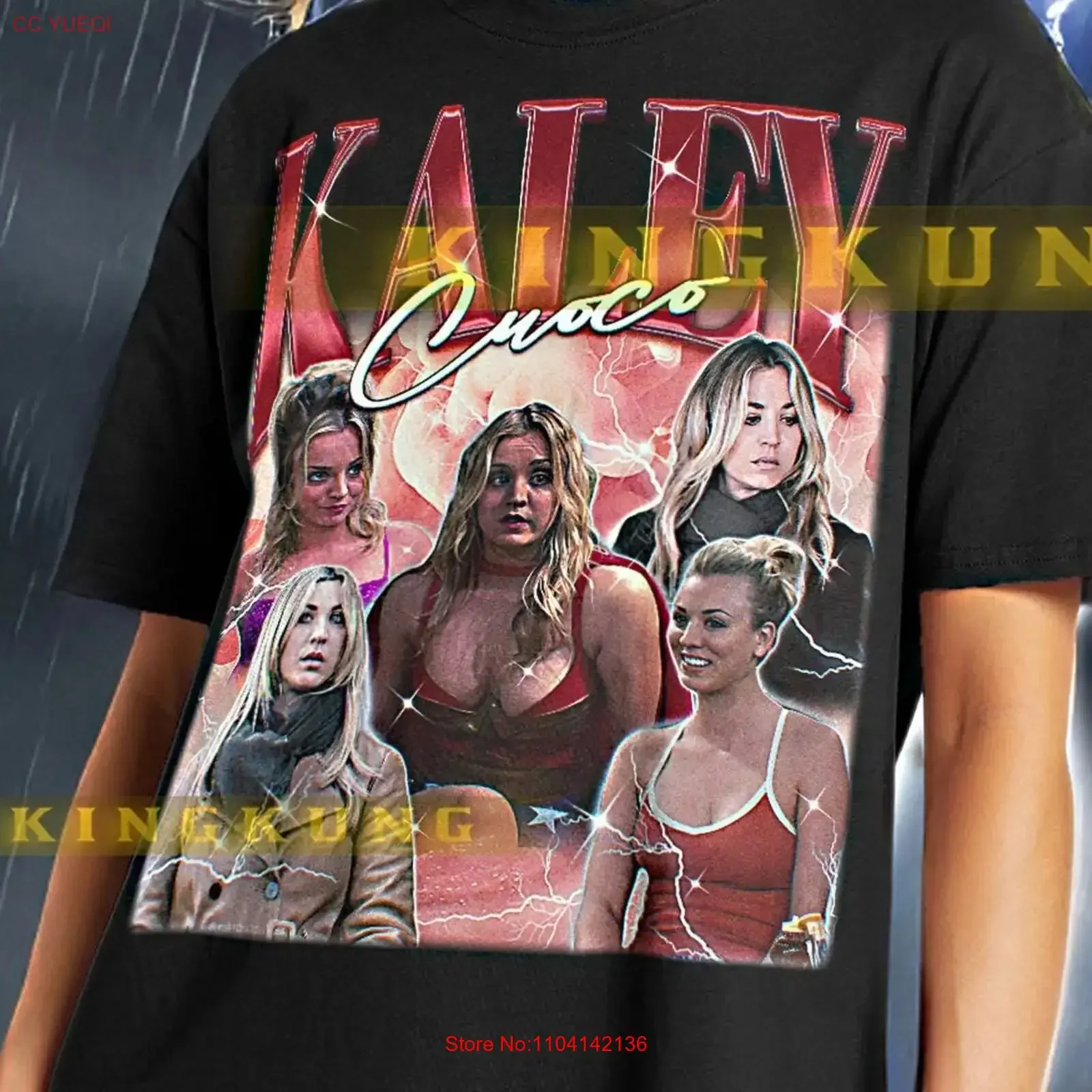 Kaley Cuoco Bootleg Vintage Retro 90s Sweater Homage saf vintage Washed Unisex fashion designer clothes streetwear Comfortable